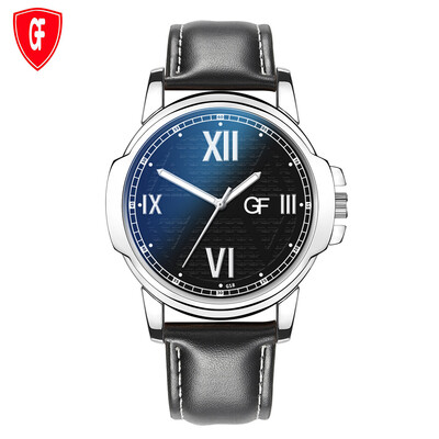 

Gobestart Hot Man Leather Watch Whatever Late Anyway Letter Watches New Pointer glow