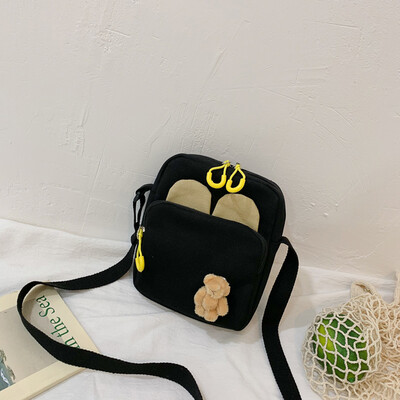 

Tailored Women Fashion Canvas Solid Coin Purse Shoulder Tote Handbag Casual Bag