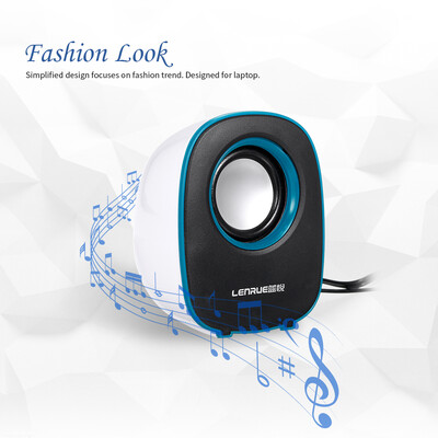 

Music Speaker Desktop Speaker Mini Music Speaker with 35mm Jack for LaptopMP3Smartphones WhiteRed