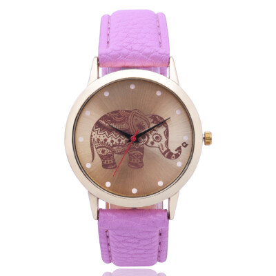 

Belt Lady Elephant Watch Simple Scale Quartz Watch