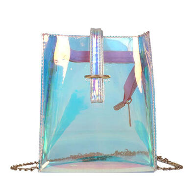 

Teenage Girl Crossbody Shoulder Bag Chain Laser Handbag Women Messenger Bag