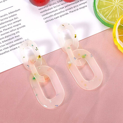 

2019 Fashion Resin Acrylic Stud Earring for women exquisite earrings wholesale