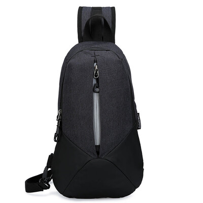 

Tailored Mens Simple Leisure Fashion Business Multifunction Messenger Chest Bag