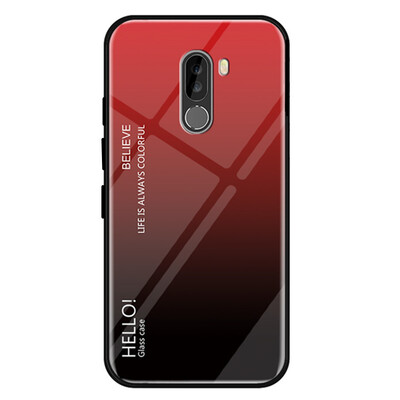 

Gradient Tempered Glass Case Cover for Xiaomi Pocophone F1
