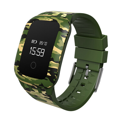 

Camouflage A28 Waterproof Bluetooth Smart Bracelet Sport Smartband Heart Ra