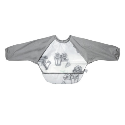

Baby Bibs Waterproof Long Sleeve Apron Children Feeding Smock Bib Burp Clothes Soft Eat Toddler Clothing