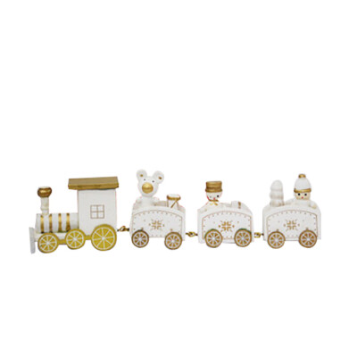 

Tailored Christmas Wooden Car Decoration Child Christmas Gift Small Train Desktop