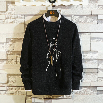 

Toponeto Mens New Autumn Winter Casual Long Sleeve Knitting Sweaters Tops Blouse