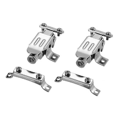 

Silver Snare Drum Wire Strainer Regulator Throw Off Butt End Set Drum Set Parts Accessories Replacement 2 SetsPack