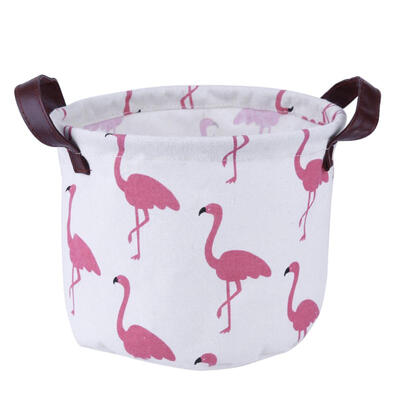 

Cute Cartoon Cotton Linen Desktop Storage Box Sundries Cosmetics Organizer