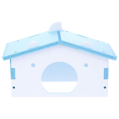 

Small Animal Pet Hamster House Nest Rabbit Hedgehog Pet Sleeping Log Cabin