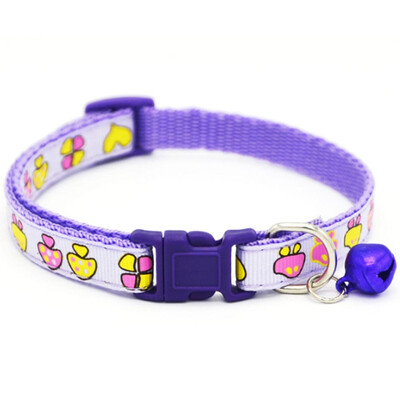 

Cute Cat Neck Chain Elastic Dog Collar Small Footprint Nylon Pet Necklace Pet Suppily