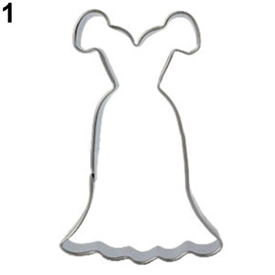 

Stainless Steel Dress Car Bone Puppy Dog Circle Mould Cookie Cutter DIY Mold