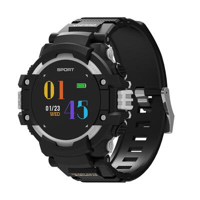 

F7 IP67 Waterproof Temperature Barometer Altitude Heart Rate GPS Smartwatch