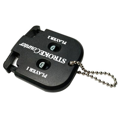 

Double Sides Score Counter Golf Stroke Shot Putt Score Counter Without Key Chain