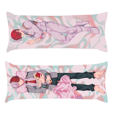 

My Hero Academia Shoto Todoroki Hugs Pillow Cover Peach Skin Cosplay Pillow Case Zipper Body Pillow Case