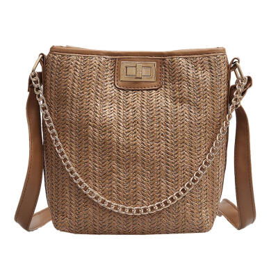 

Fashion Straw Weave Women Crossbody Bag Beach Shoulder Messenger Handbags