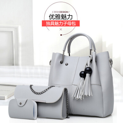 

Production of simple design new womens bag fashion single shoulder diagonal package portable mother bag