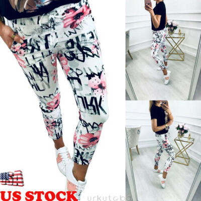 

US Women Stretch Leggings Fitness Yoga Pants Athletic Sport Print Trousers -3XL