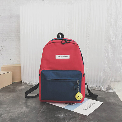 

Tailored Fashion Women Large Capacity Shoulder Bag Student Backpack Travel Couple Bag
