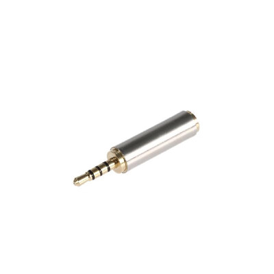 

Gold-plated 25 mm Male to 35 mm Female Audio Stereo Headphone Converter Adapter
