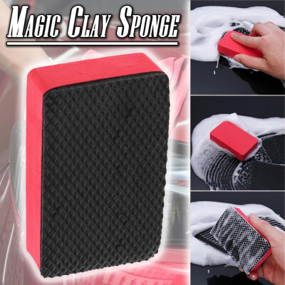 

Siaonvr Magic Clay Sponge Bar Car Pad Block Cleaning Eraser Wax Polish Pad Tool 3PC