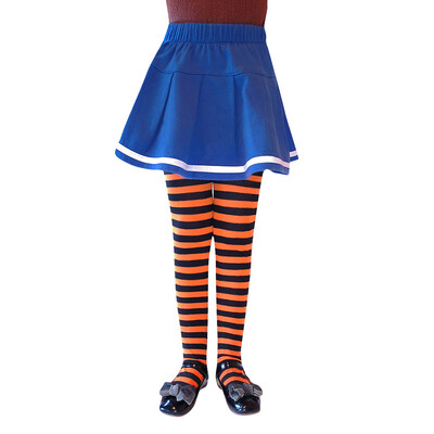 

Tailored 6-8year-old Girls Festival Christmas Stripe Printed Pantyhose Stockings