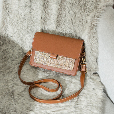 

Frosted small womens bag tide small square bag fashion Korean version of single shoulder chain Joker Messenger bag ins