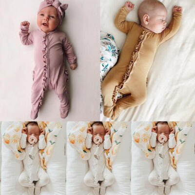 

Newborn Infant Kids Baby Boy Girl Cotton Romper Jumpsuit Bodysuit Clothes Outfit