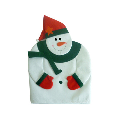 

OCHINE Christmas Decor Chair Covers Santa Clause Ornaments Supplies Wholesale Chair Cover Xmas Christmas Decorations For Home