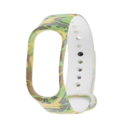 

Silicone Multicolor Printed Watch Band Bracelet Strap for Xiaomi Mi Band 3