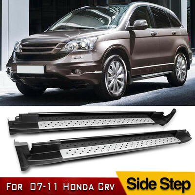

For 2007-2011 Honda CRV CR-V Aluminium Running Board Black Side Step Nerf Bar