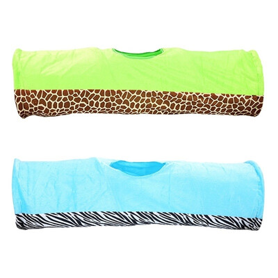 

Pet Cat Tunnel 2 Holes Play Tubes Balls Collapsible Plush Kitten Toys Puppy Ferrets Rabbit Play Dog Tunnel Tubes Lovely Cat tent