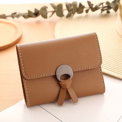 

Tailored Women Simple Short Wallet Hasp Coin Purse Card Holders Handbag CO
