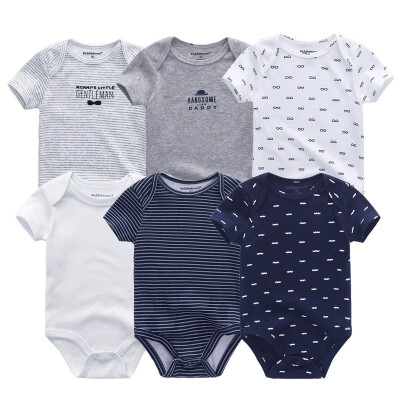 

6PCS Newest Baby Clothing Set Baby Girls Clothes Roupas de bebe Unicon Newborn Babywear Baby Boys Clothes Bodysuits Rompers