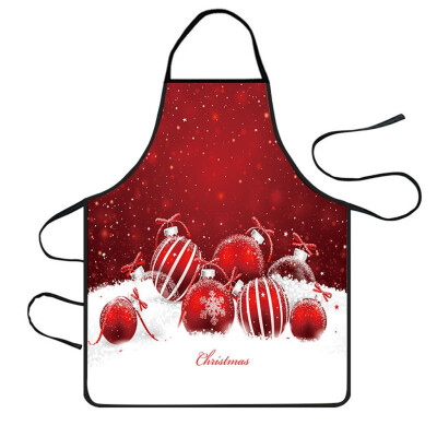 

Toponeto Christmas Decoration Waterproof Apron Kitchen Aprons Dinner Party Apron