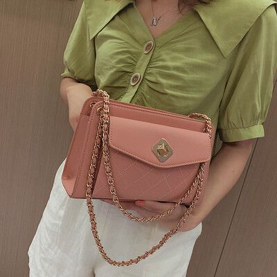 

Advanced sense bag handbags new 2019 foreign gas chain bag fashion shoulder bag wild ins chain chain Messenger bag