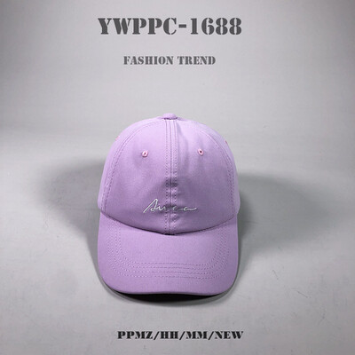 

Hat womens summer Korean chic 100 sun-shading ducks tongue-cap students couples letter embroidery tide mens baseball cap men