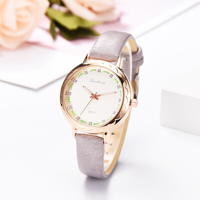 

〖Follure〗Fashion Simple And Simple Leisure Twigs Scale Leather With Strap Ladies Watch