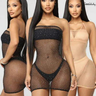 

NEW Women Mesh Bikini Cover Up Swimwear Swimsuit Bathing Suit Beach Dress Summer