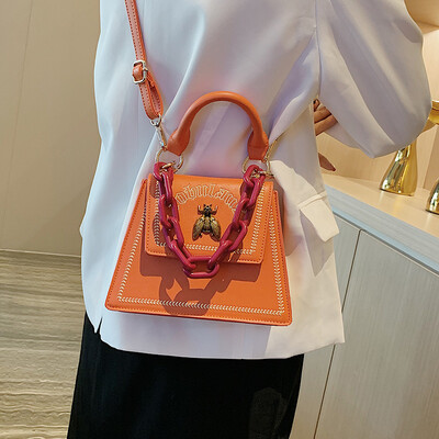 

Female bag 2019 new foreign air small square bag ins super fire bag chain Messenger bag summer small fresh shoulder bag