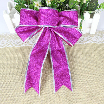 

〖Follure〗Romantic Rosette Hanging Charm Ribbon Party Decoration Christmas Tree Ornament