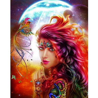 

Gobestart 5D Embroidery Paintings Rhinestone Pasted DIY Diamond Painting Cross Stitch