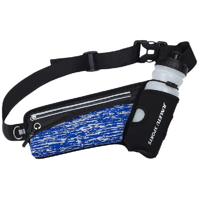 

Reflective Running Belt Outdoor Sports Hydration Waist Pack with Water Bottle Holder for Men Women Waist Fanny Bag Pouch