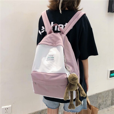 

Insfeng schoolbag female Korean version high school backpack Japanese junior high school students Da Panya shoulder Baosen Departm