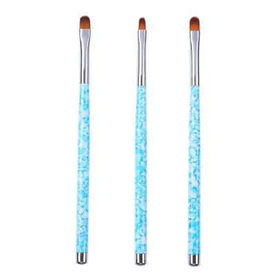 

3pcs Set UV Gel Marble Printed Painting Nail Art Dotting Pen Manicure Tools