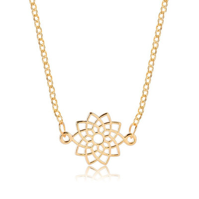 

Women Popular Kaleidoscope Pendant Necklace Trendy Jewelry Gifts For Girlfriends Quality Pendant Necklace Female Gold Color