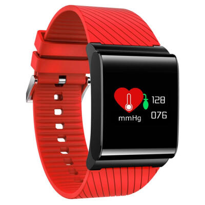 

LED Color Display Heart Rate Blood Press Monitor Data Sync Smart Wristband