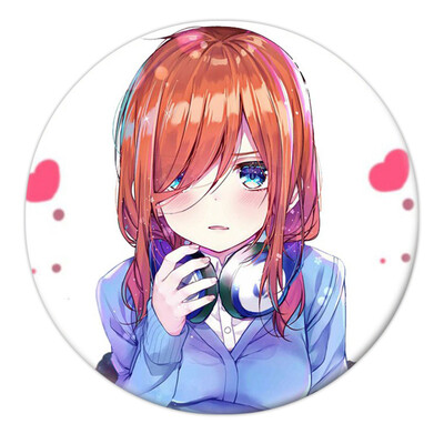 

Ailin Online The Quintessential Quintuplets Brooch Japanese Anime Brooches & Pins for Clothes Bags Caps&Pencil Cases