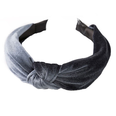 

Women Headband Tie Hairband Bow Knot Bross Tie Velvet Cloth Headwrap Hair Hoop
